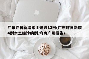 广东昨日新增本土确诊12例(广东昨日新增4例本土确诊病例,均为广州报告)